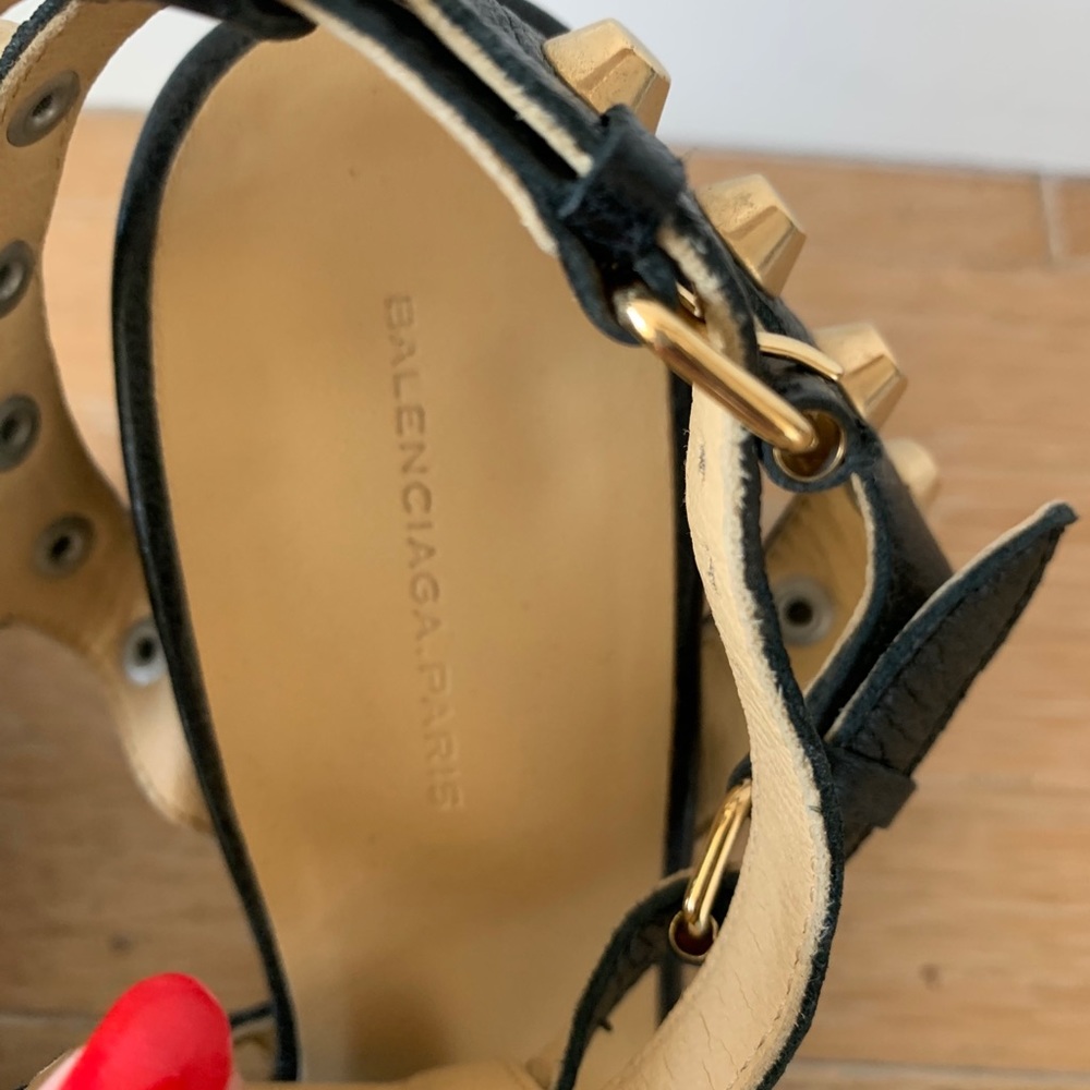 Balenciaga Arena Studded gladiator wedge - Picture 3 of 7